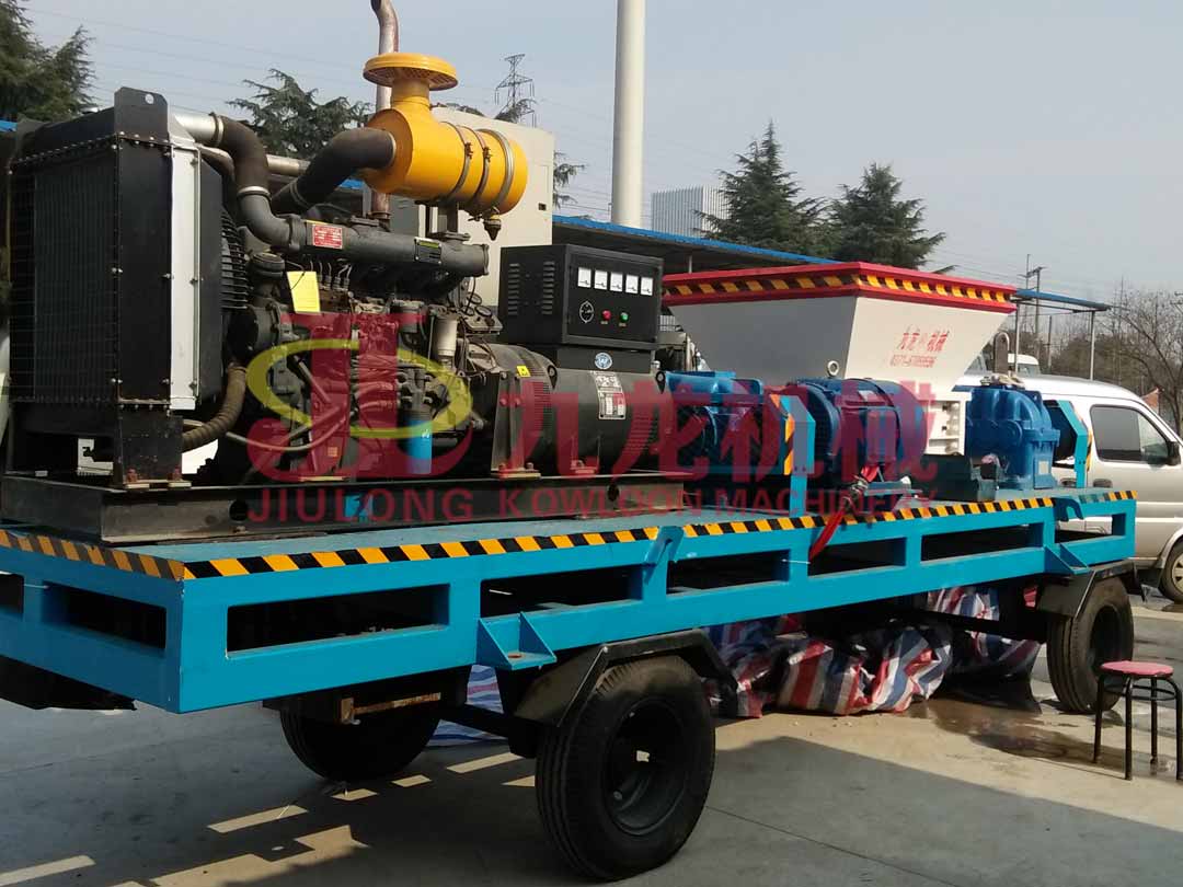 移動式廢舊床墊撕碎機(jī)